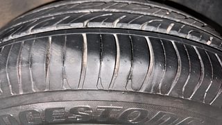 Used 2010 Ford Figo [2010-2015] Duratec Petrol Titanium 1.2 Petrol Manual tyres LEFT REAR TYRE TREAD VIEW