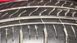 Used 2023 Hyundai Aura SX 1.2 Petrol Petrol Manual tyres LEFT FRONT TYRE TREAD VIEW