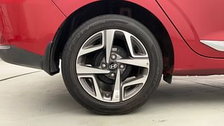 Used 2023 Hyundai Aura SX 1.2 Petrol Petrol Manual tyres RIGHT REAR TYRE RIM VIEW