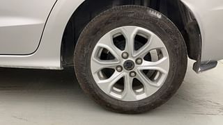 Used 2016 Ford Figo Aspire [2015-2019] Titanium 1.2 Ti-VCT Petrol Manual tyres LEFT REAR TYRE RIM VIEW