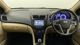 Used 2017 Hyundai Fluidic Verna 4S [2015-2017] 1.6 VTVT SX Opt Petrol Manual interior DASHBOARD VIEW