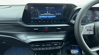 Used 2021 Hyundai New i20 Asta (O) 1.0 Turbo DCT Petrol Automatic interior MUSIC SYSTEM & AC CONTROL VIEW