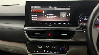 Used 2022 Kia Seltos HTX G Petrol Manual interior MUSIC SYSTEM & AC CONTROL VIEW