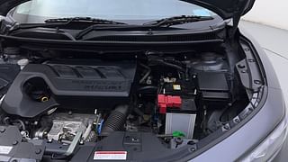 Used 2023 Maruti Suzuki Fronx Alpha 1.0L Turbo MT Petrol Manual engine ENGINE LEFT SIDE HINGE & APRON VIEW