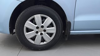 Used 2012 Volkswagen Polo [2010-2014] Comfortline 1.2L (P) Petrol Manual tyres LEFT FRONT TYRE RIM VIEW