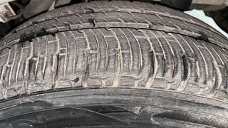 Used 2016 Mahindra KUV100 [2015-2017] K6+ 6 STR Petrol Manual tyres LEFT REAR TYRE TREAD VIEW