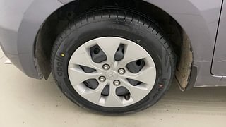 Used 2019 Hyundai Xcent [2017-2019] S Petrol Petrol Manual tyres LEFT FRONT TYRE RIM VIEW