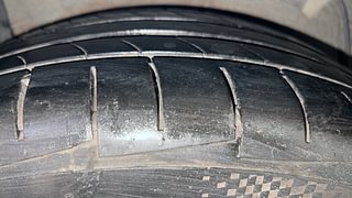 Used 2011 Hyundai Verna [2011-2015] Fluidic 1.6 VTVT SX Opt Petrol Manual tyres RIGHT REAR TYRE TREAD VIEW