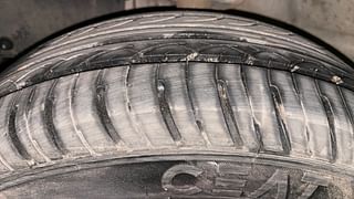 Used 2016 Mahindra KUV100 [2015-2017] K6+ 6 STR Petrol Manual tyres LEFT FRONT TYRE TREAD VIEW