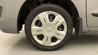Used 2017 Maruti Suzuki Wagon R 1.0 [2010-2019] VXi Petrol Manual tyres LEFT FRONT TYRE RIM VIEW