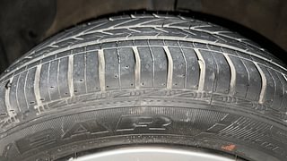 Used 2019 Hyundai Xcent [2017-2019] S Petrol Petrol Manual tyres LEFT FRONT TYRE TREAD VIEW