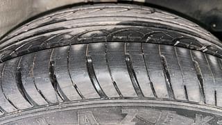 Used 2016 Mahindra KUV100 [2015-2017] K6+ 6 STR Petrol Manual tyres RIGHT FRONT TYRE TREAD VIEW
