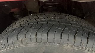 Used 2017 Mahindra TUV300 [2015-2020] T8 mHAWK100 Dual Tone Diesel Manual tyres LEFT FRONT TYRE TREAD VIEW