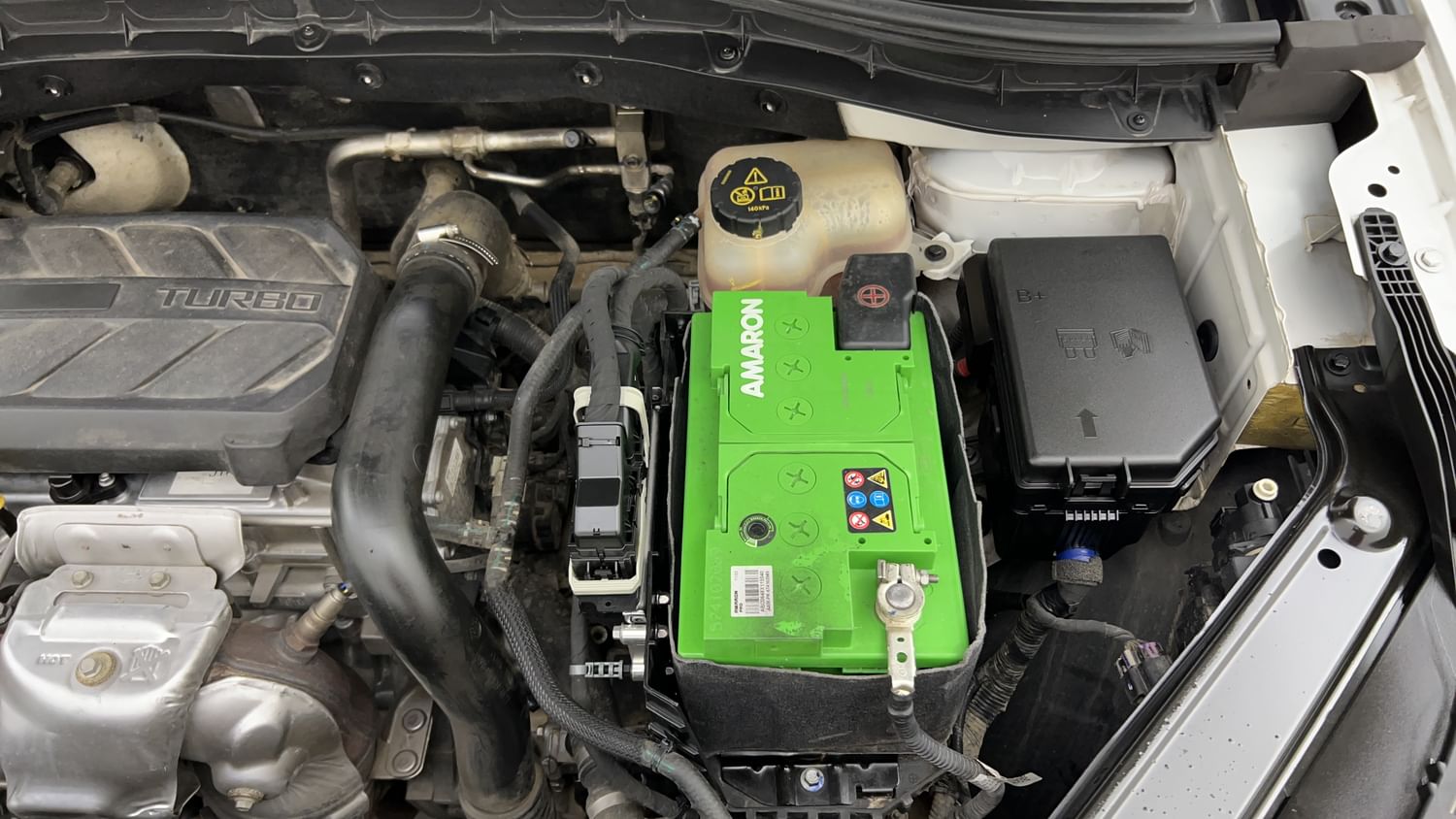 New MG Motors Astor engine ENGINE LEFT SIDE VIEW