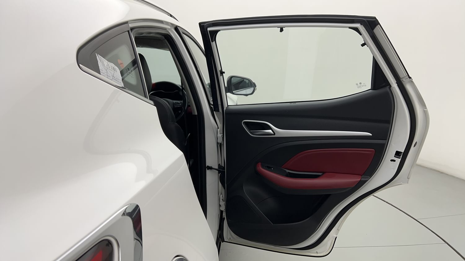 New MG Motors Astor interior RIGHT REAR DOOR OPEN VIEW