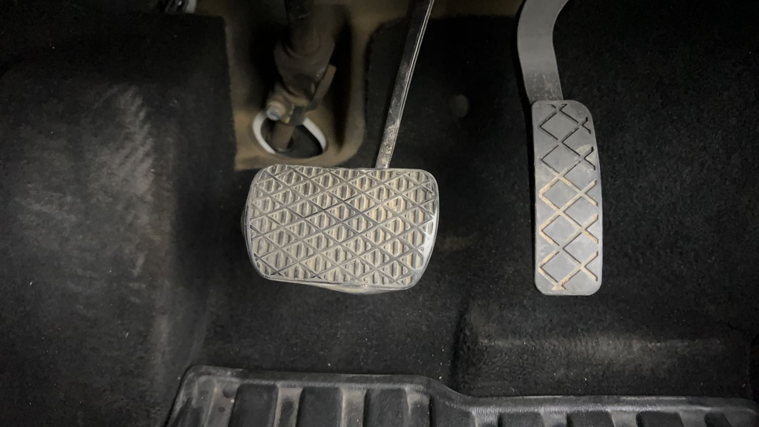New MG Motors Astor interior PEDALS VIEW