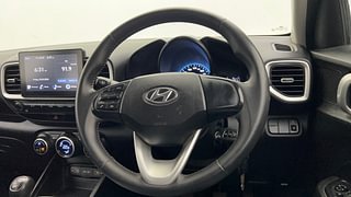 Used 2022 Hyundai Venue [2019-2022] S+ 1.2 Petrol Manual top_features Leather-wrapped steering wheel