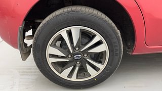 Used 2020 Datsun GO [2019-2022] T (O) CVT Petrol Automatic tyres RIGHT REAR TYRE RIM VIEW