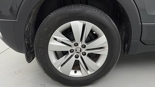 Used 2022 Skoda Kushaq Ambition 1.0L TSI MT Petrol Manual tyres RIGHT REAR TYRE RIM VIEW