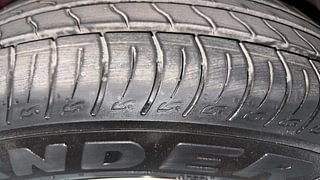 Used 2023 Mahindra XUV 300 W8 (O) Petrol Petrol Manual tyres LEFT FRONT TYRE TREAD VIEW