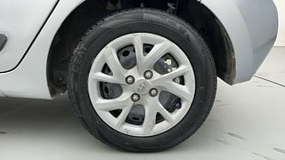 Used 2019 Hyundai Grand i10 [2017-2020] Magna 1.2 Kappa VTVT CNG (outside fitted) Petrol+cng Manual tyres LEFT REAR TYRE RIM VIEW