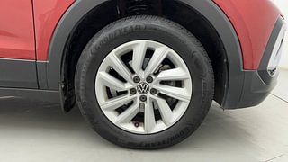 Used 2022 Volkswagen Taigun Highline 1.0 TSI AT Petrol Automatic tyres RIGHT FRONT TYRE RIM VIEW