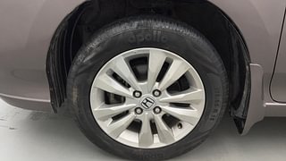 Used 2012 Honda City [2011-2014] 1.5 V MT Petrol Manual tyres LEFT FRONT TYRE RIM VIEW
