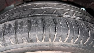 Used 2012 Hyundai Santro Xing [2007-2014] GLS Petrol Manual tyres LEFT REAR TYRE TREAD VIEW