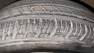 Used 2022 Renault Triber RXZ Petrol Manual tyres LEFT FRONT TYRE TREAD VIEW