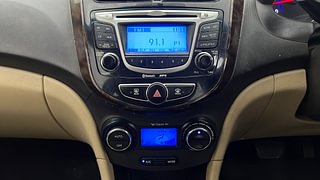 Used 2014 Hyundai Verna [2011-2015] Fluidic 1.6 VTVT SX AT Petrol Automatic interior MUSIC SYSTEM & AC CONTROL VIEW
