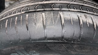 Used 2022 Mahindra XUV 300 W6 AMT Petrol Petrol Automatic tyres LEFT FRONT TYRE TREAD VIEW