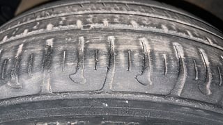 Used 2014 Hyundai Grand i10 [2013-2017] Magna 1.2 Kappa VTVT Petrol Manual tyres LEFT FRONT TYRE TREAD VIEW