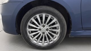 Used 2018 Maruti Suzuki Ciaz S 1.4 MT Petrol Manual tyres LEFT FRONT TYRE RIM VIEW