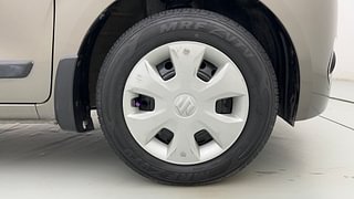 Used 2021 Maruti Suzuki Wagon R 1.0 [2019-2022] VXI Petrol Manual tyres RIGHT FRONT TYRE RIM VIEW