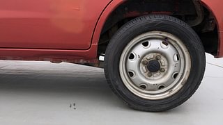 Used 2013 Maruti Suzuki Alto K10 [2010-2014] LXi Petrol Manual tyres LEFT REAR TYRE RIM VIEW