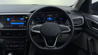 Used 2023 Volkswagen Taigun Topline 1.0 TSI AT Petrol Automatic interior STEERING VIEW