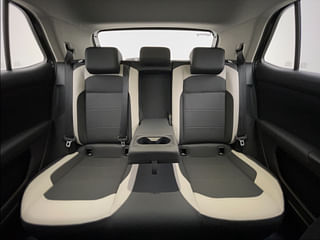 Used 2023 Volkswagen Taigun Topline 1.0 TSI AT Petrol Automatic interior REAR SEAT CONDITION VIEW