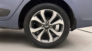 Used 2014 Hyundai Xcent [2014-2017] SX AT (O) Petrol Petrol Automatic tyres LEFT REAR TYRE RIM VIEW