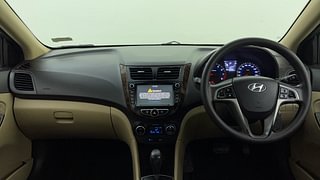 Used 2016 Hyundai Fluidic Verna 4S [2015-2018] 1.6 VTVT SX AT Petrol Automatic interior DASHBOARD VIEW