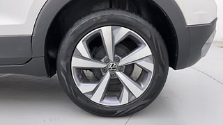 Used 2022 Volkswagen Taigun Topline 1.0 TSI AT Petrol Automatic tyres LEFT REAR TYRE RIM VIEW