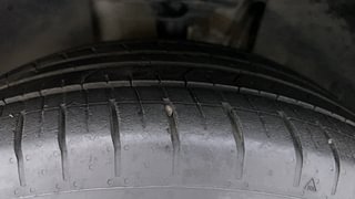 Used 2022 Volkswagen Taigun Topline 1.0 TSI AT Petrol Automatic tyres LEFT FRONT TYRE TREAD VIEW