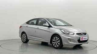 Used 2014 Hyundai Verna [2011-2015] Fluidic 1.6 VTVT SX Petrol Manual exterior RIGHT FRONT CORNER VIEW