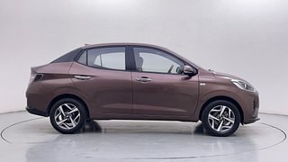 Used 2020 Hyundai Aura SX Plus 1.2 AMT Petrol Petrol Automatic exterior RIGHT SIDE VIEW