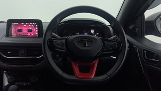 Used 2023 Tata Nexon XZA+  1.2l LUXS Red Dark Edition Petrol AT Petrol Automatic interior STEERING VIEW