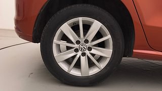 Used 2015 Volkswagen Polo [2014-2020] Highline 1.5 (D) Diesel Manual tyres RIGHT REAR TYRE RIM VIEW