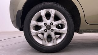 Used 2014 Nissan Micra [2013-2020] XV CVT Petrol Automatic tyres RIGHT REAR TYRE RIM VIEW