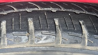Used 2021 Hyundai Aura SX 1.2 Petrol Petrol Manual tyres RIGHT FRONT TYRE TREAD VIEW