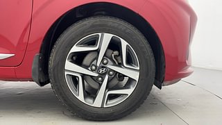 Used 2021 Hyundai Aura SX 1.2 Petrol Petrol Manual tyres RIGHT FRONT TYRE RIM VIEW