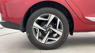Used 2021 Hyundai Aura SX 1.2 Petrol Petrol Manual tyres RIGHT REAR TYRE RIM VIEW