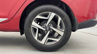 Used 2021 Hyundai Aura SX 1.2 Petrol Petrol Manual tyres LEFT REAR TYRE RIM VIEW